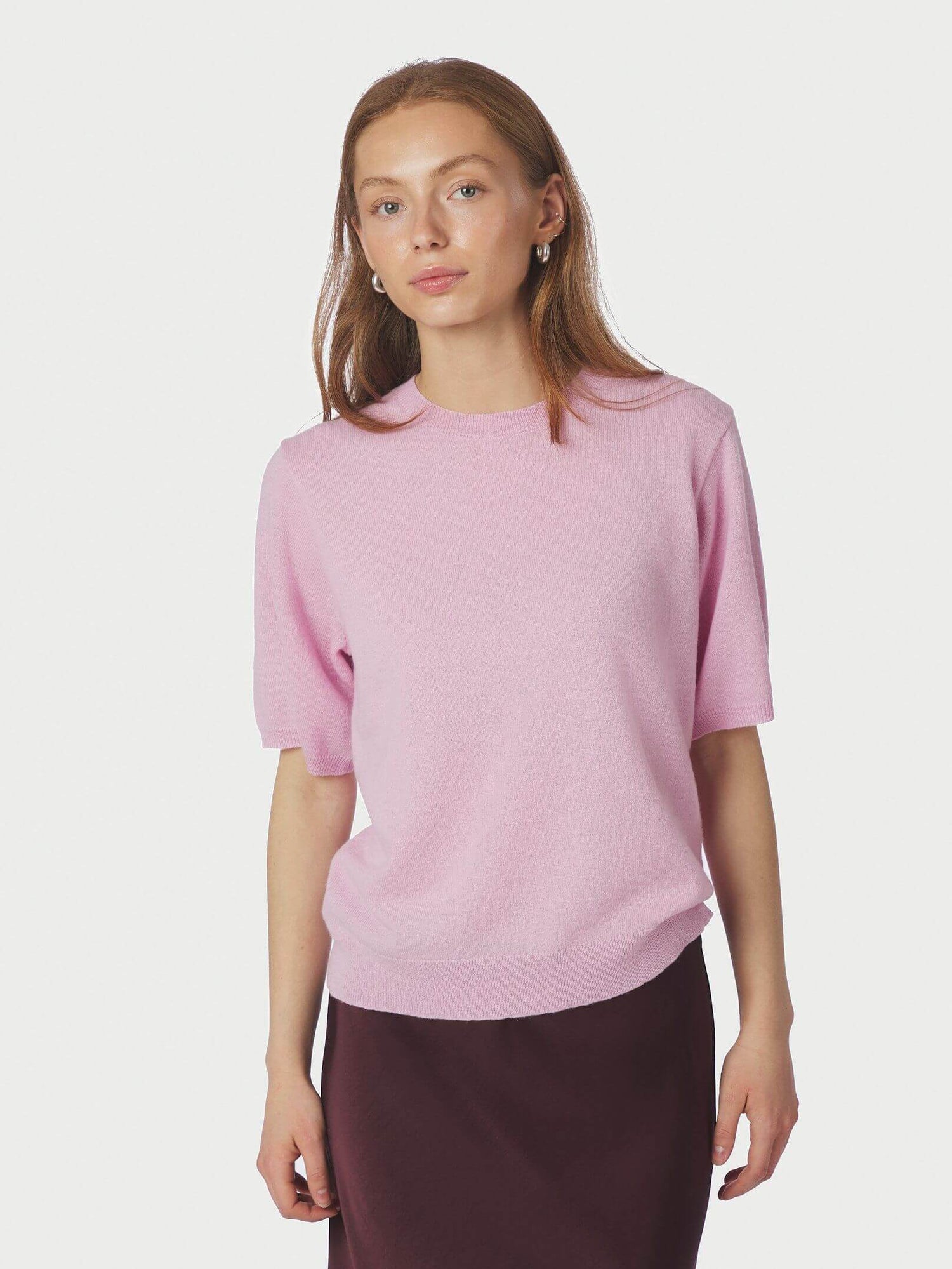 Missy Knit Tee - Light Pink