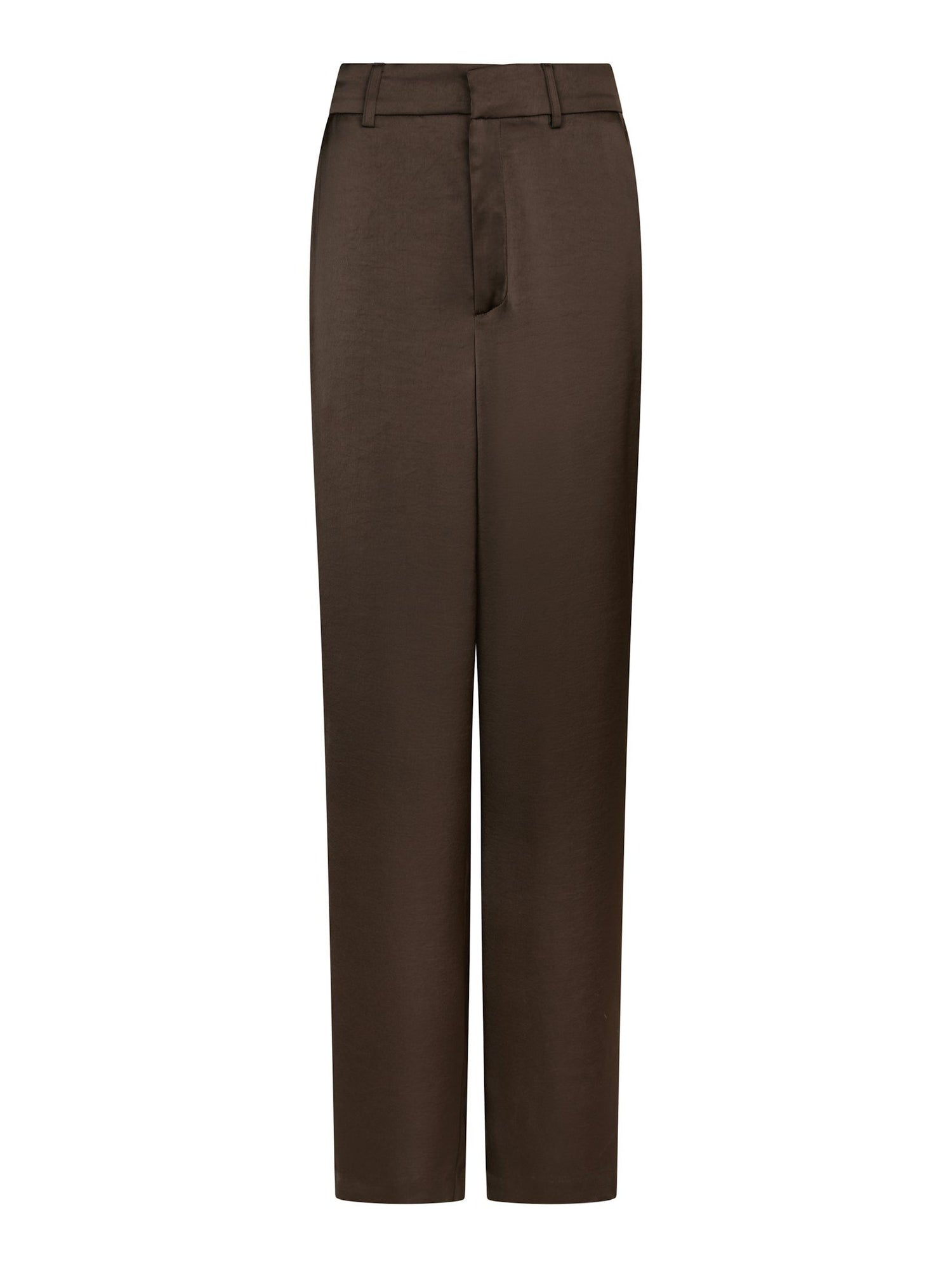 Emmet Heavy Sateen Pants - Dark Brown