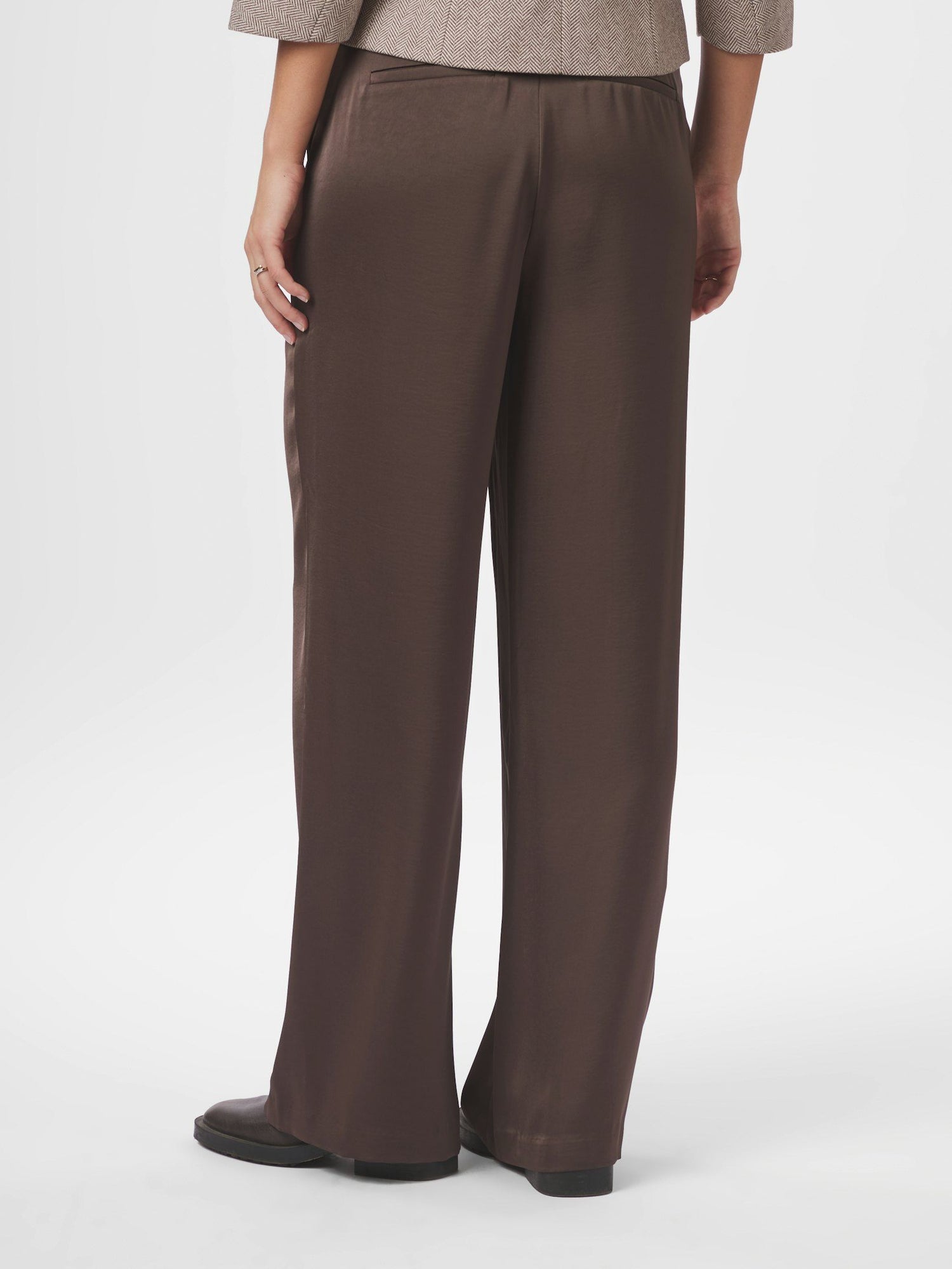 Emmet Heavy Sateen Pants - Dark Brown