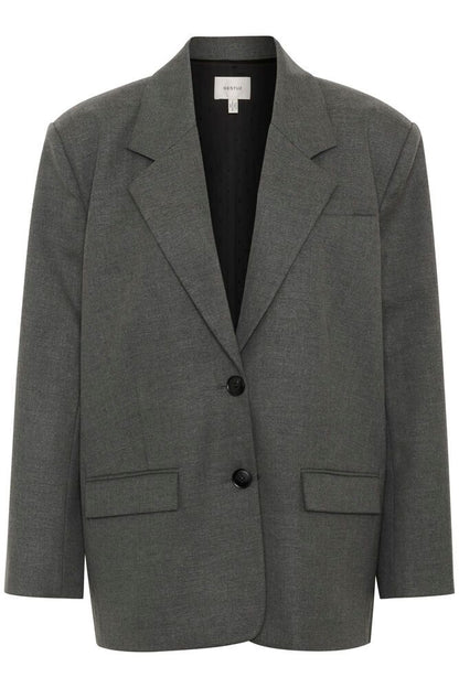 GZpaula Melange OZ Blazer - Dark Grey Melang