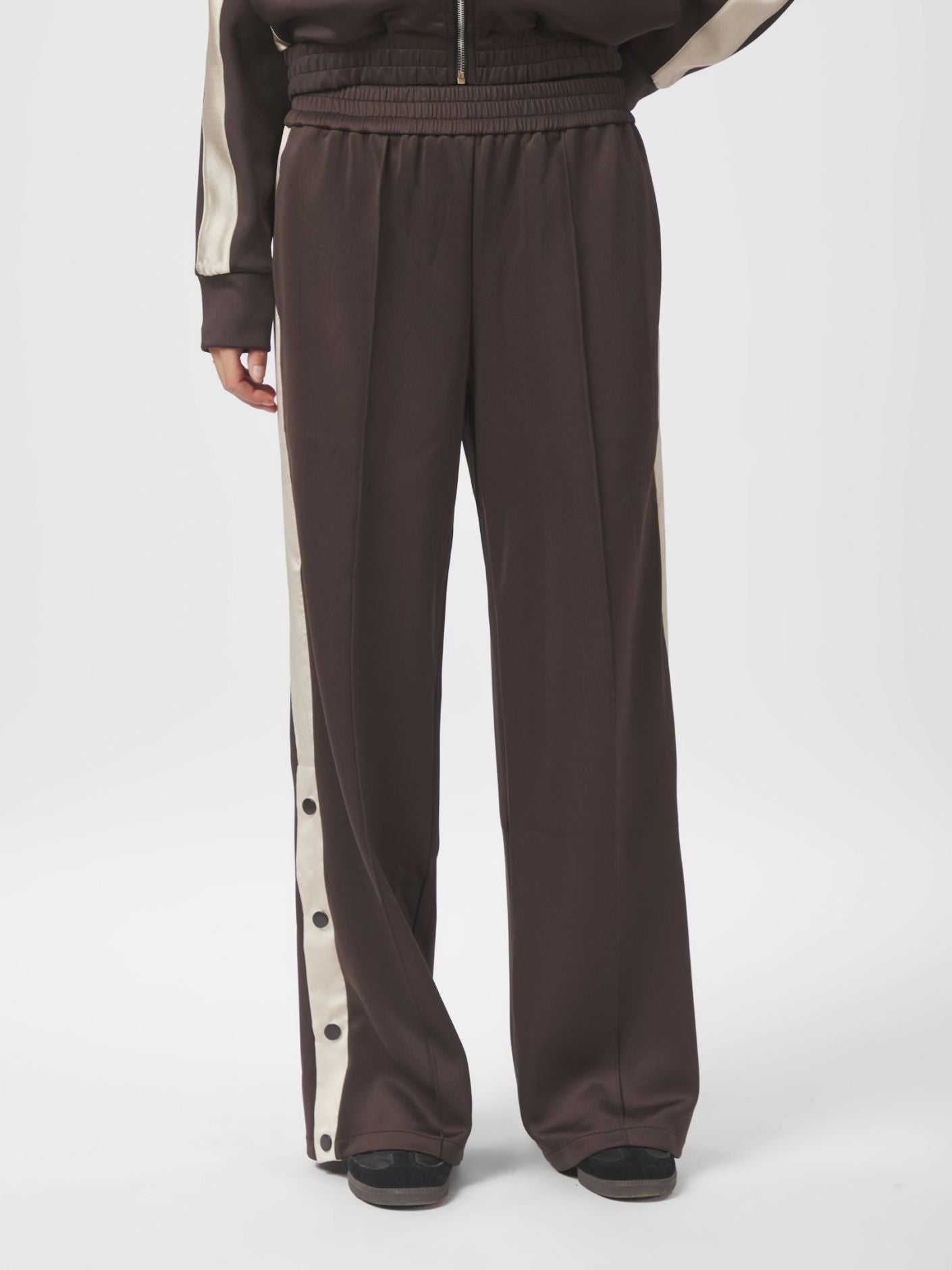 Puggy Track Suit Pants - Dark Brown