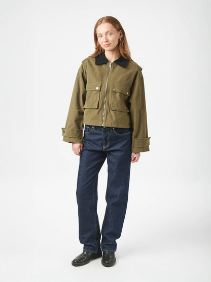 Rivera Canvas Jacket - Army