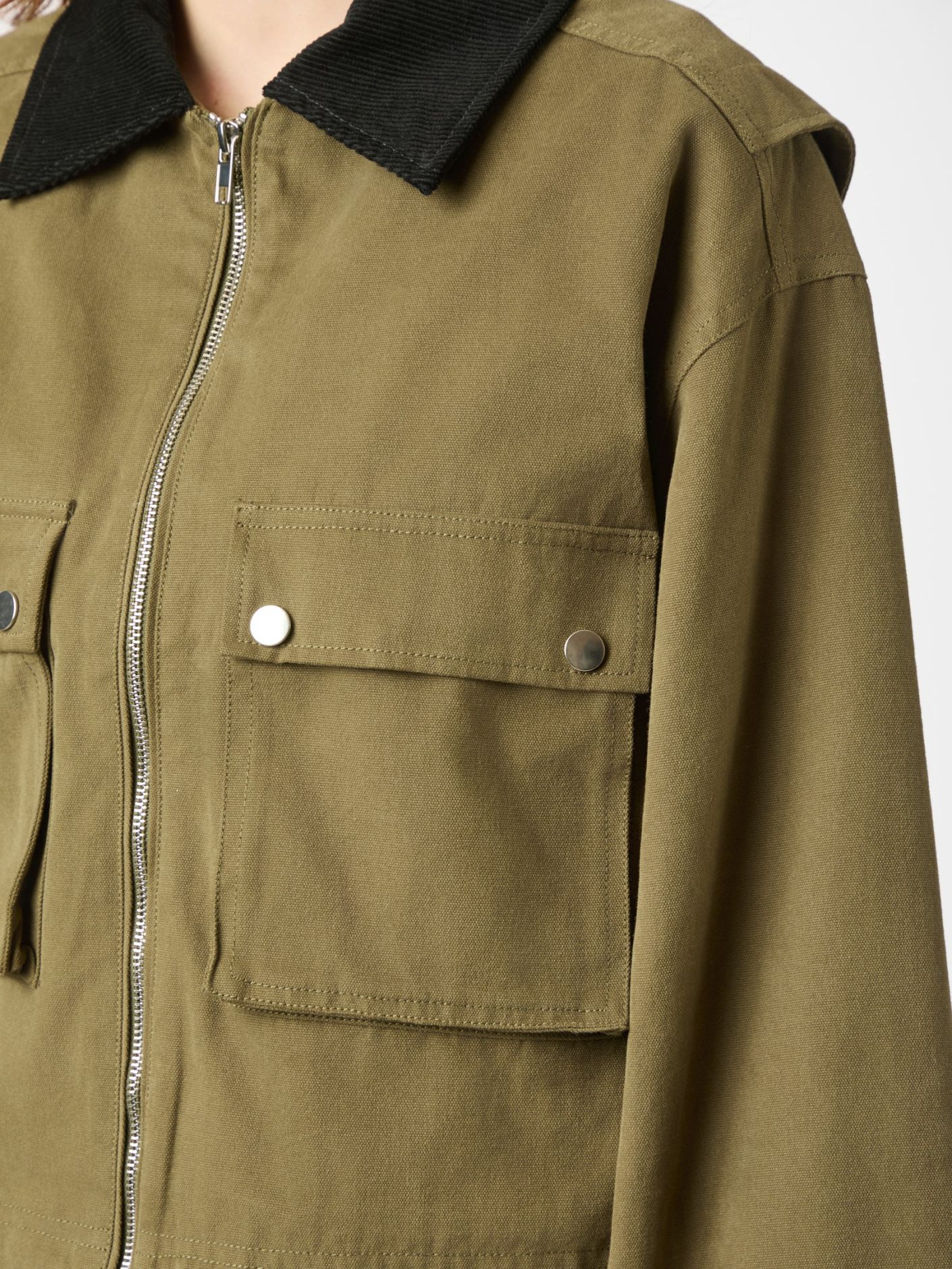 Rivera Canvas Jacket - Army