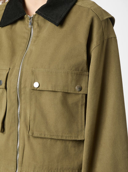 Rivera Canvas Jacket - Army