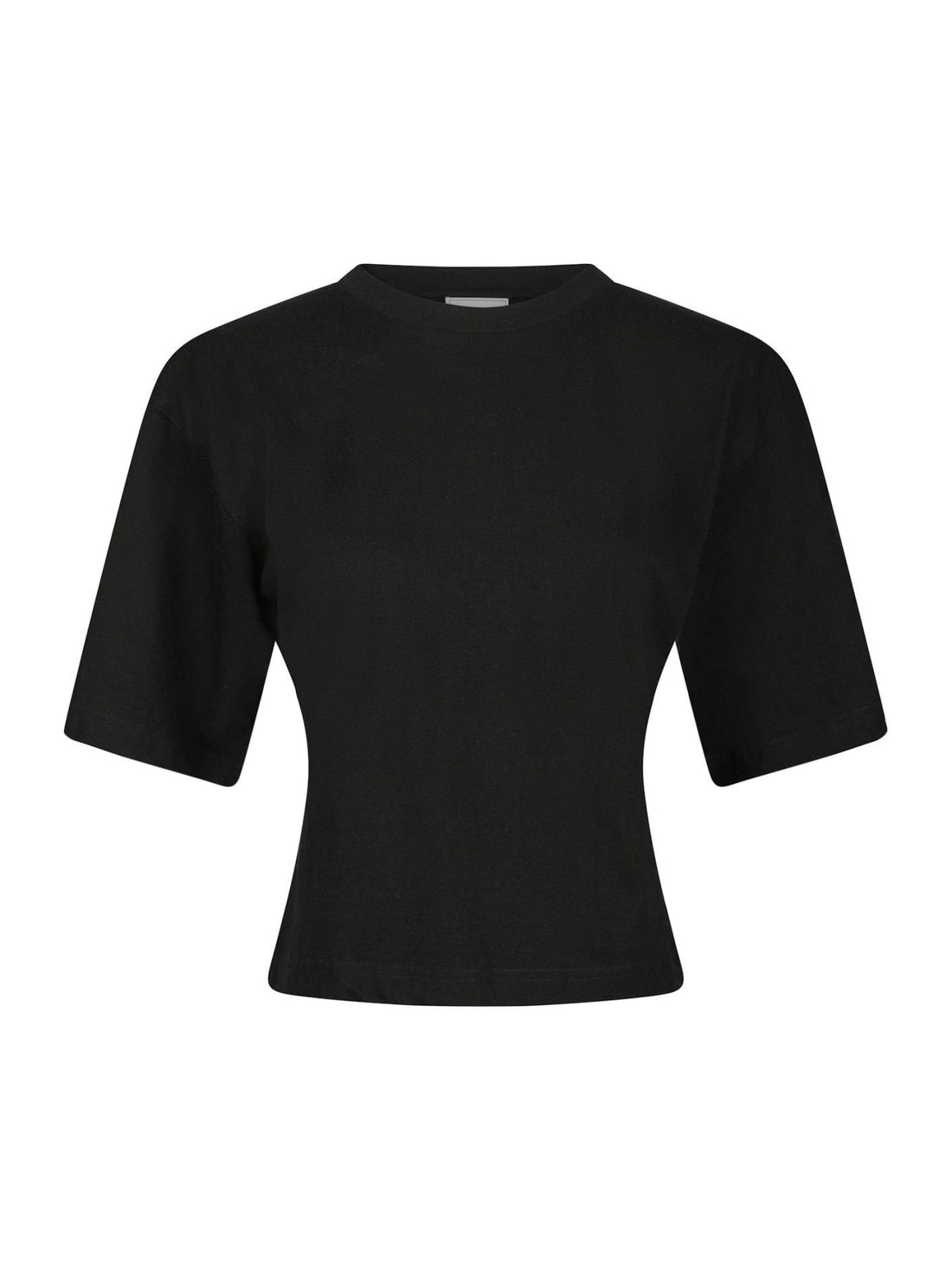 Asha Boxy Tee - Black