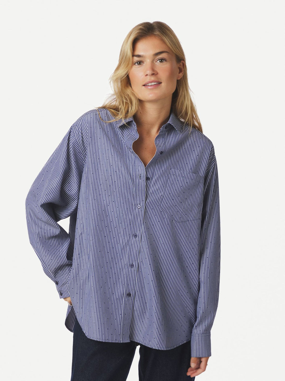 Dalma B Stripe - Midnight Blue