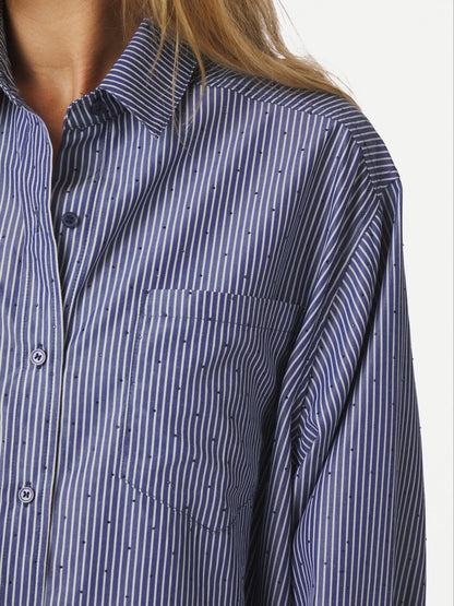 Dalma B Stripe - Midnight Blue