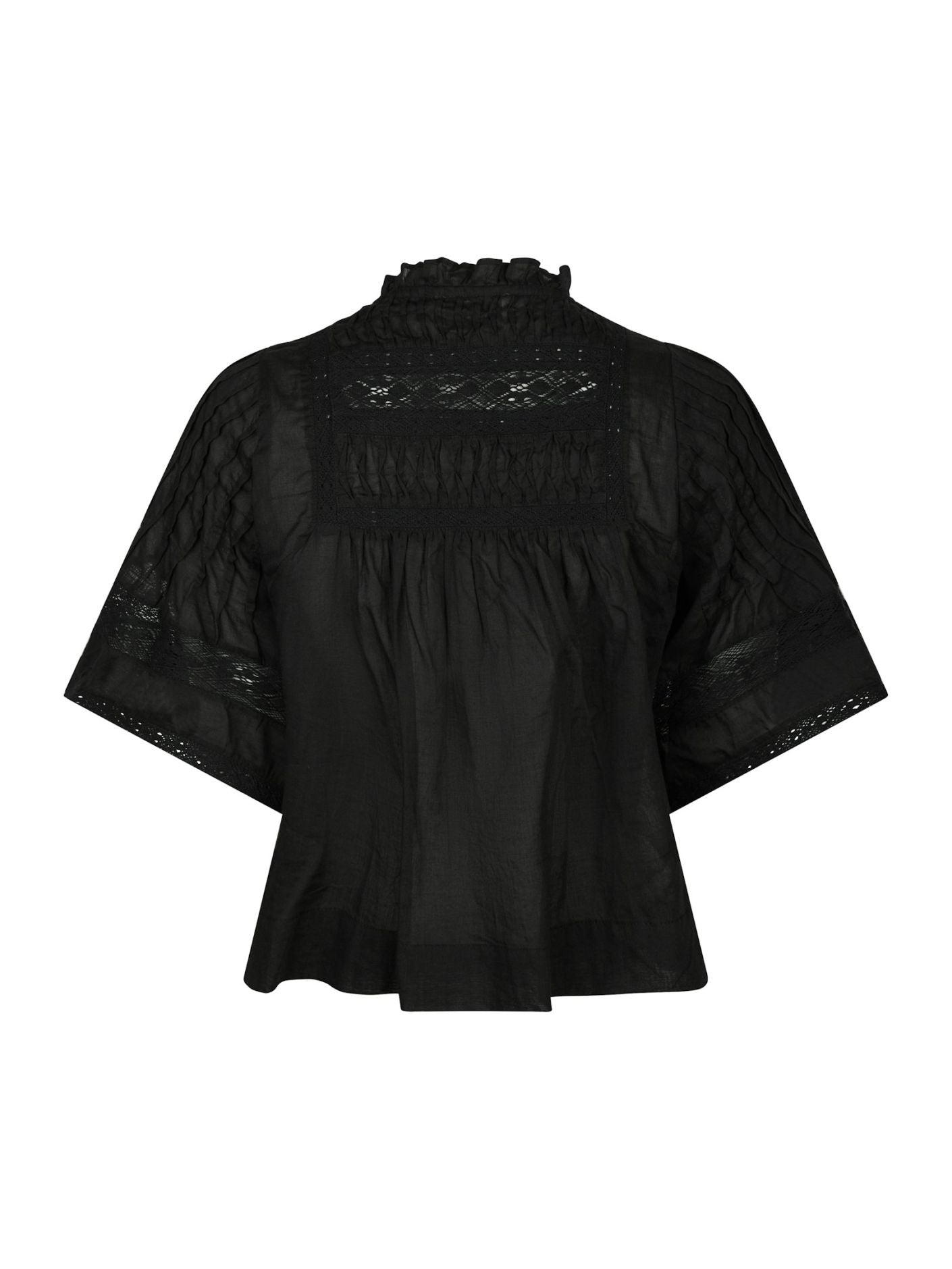 Siama S Voile Blouse - Black