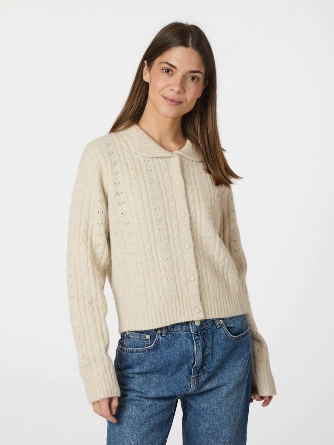 Emelie Knit Cardigan - Ivory