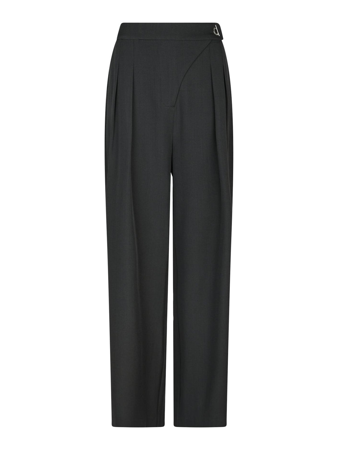 Zalka Eyelet Pants - Dark Grey