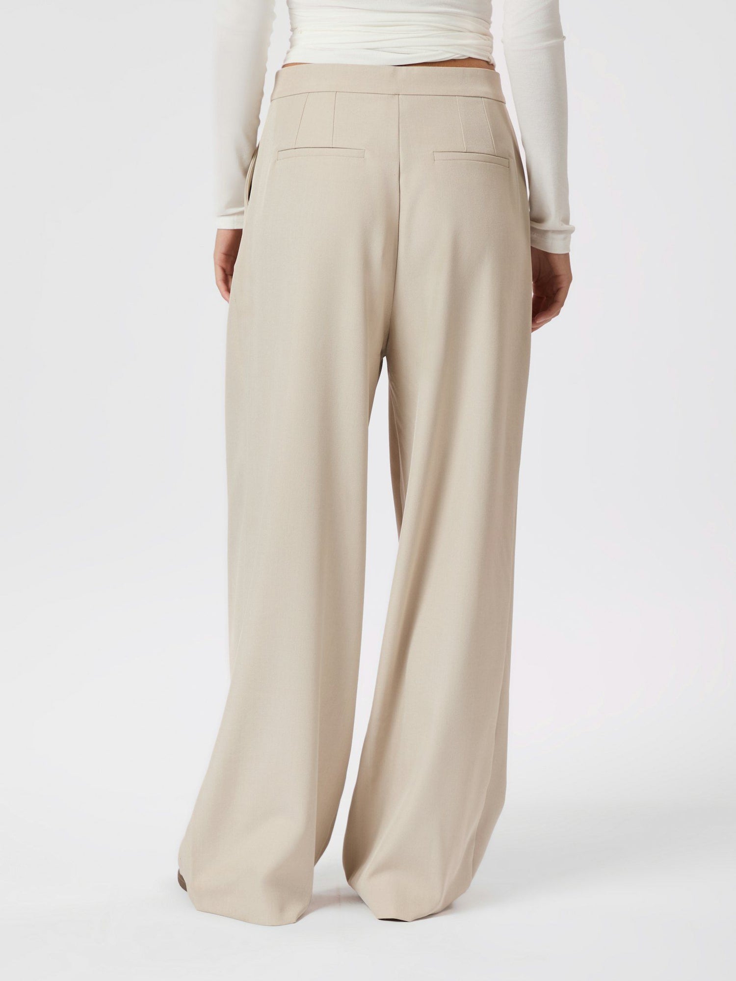 Zalka Eyelet Pants - Sand