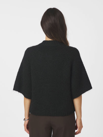 Benuta Fluffy Knit Cardigan - Black