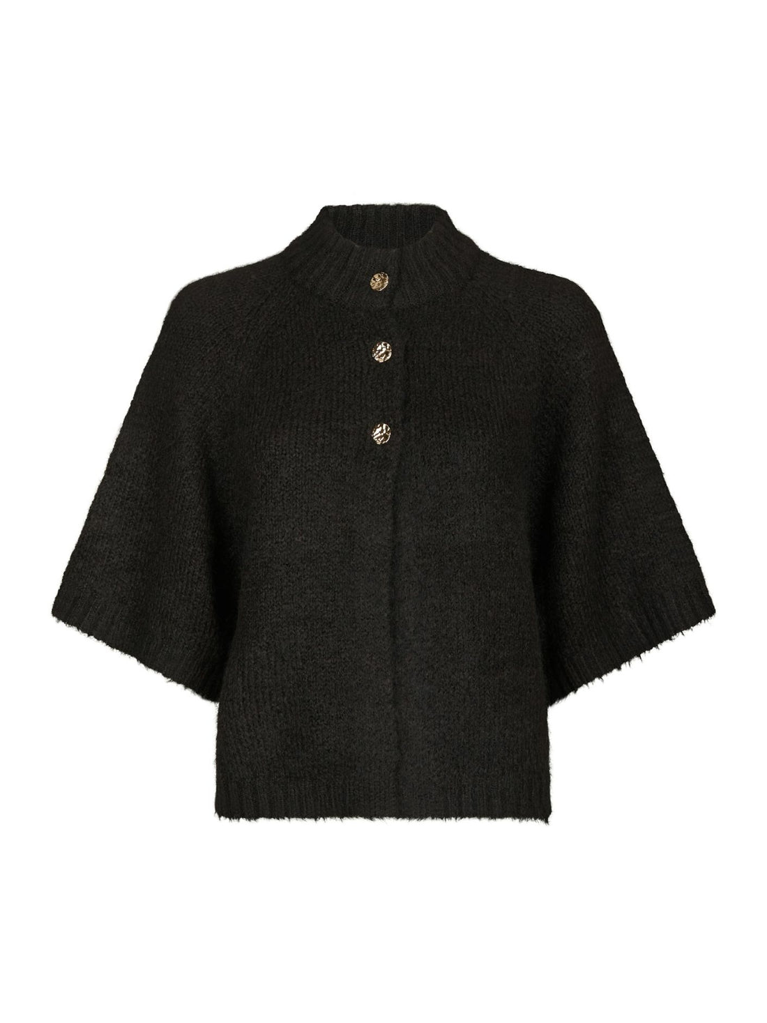 Benuta Fluffy Knit Cardigan - Dark Brown
