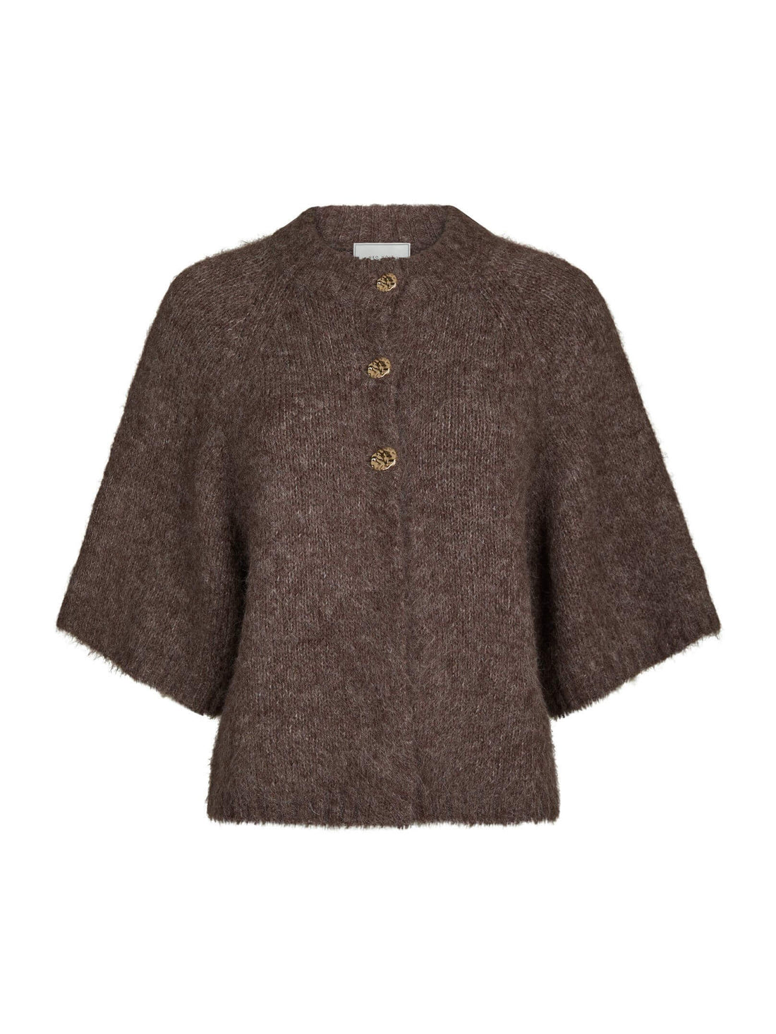 Benuta Fluffy Knit Cardigan - Light Brown