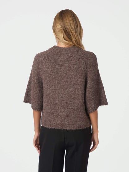 Benuta Fluffy Knit Cardigan - Light Brown