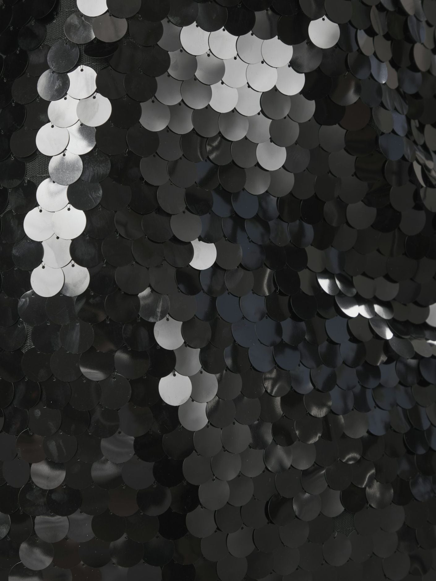 Miva Big Sequins Skirt - Black