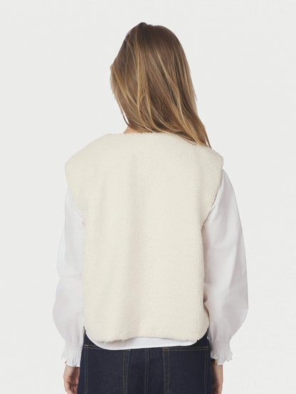 Anjanna Teddy Vest - Ivory