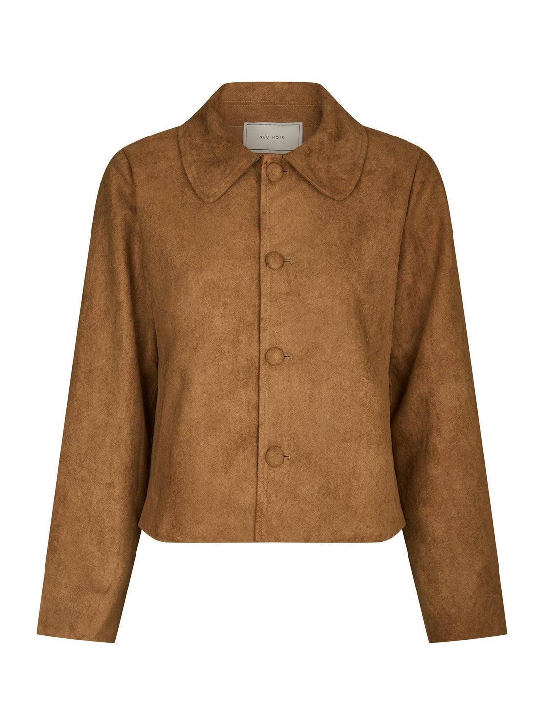 Nilo Faux Suede Jacket - Cognac