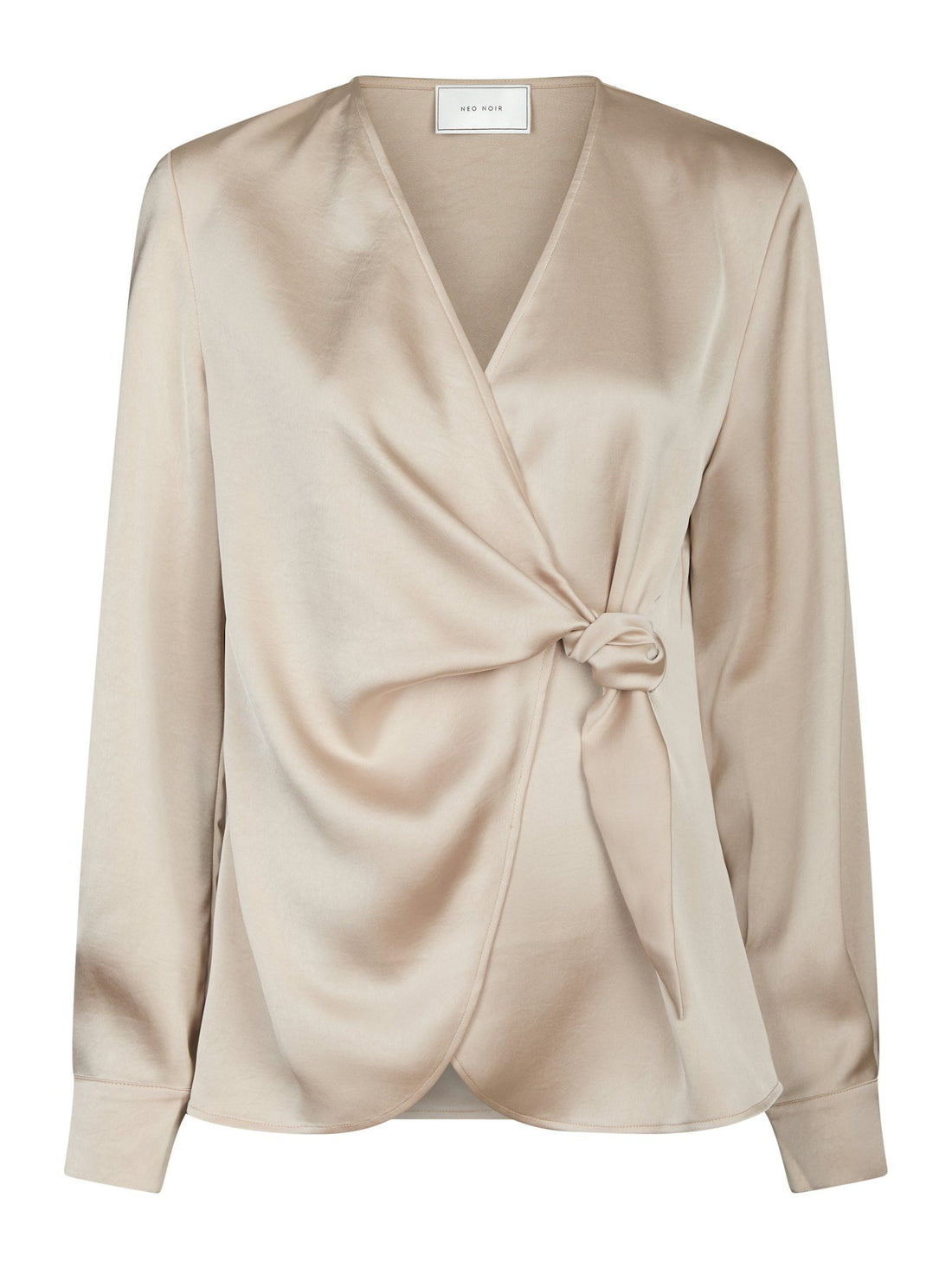 Petris Heavy Sateen Blouse - Champagne