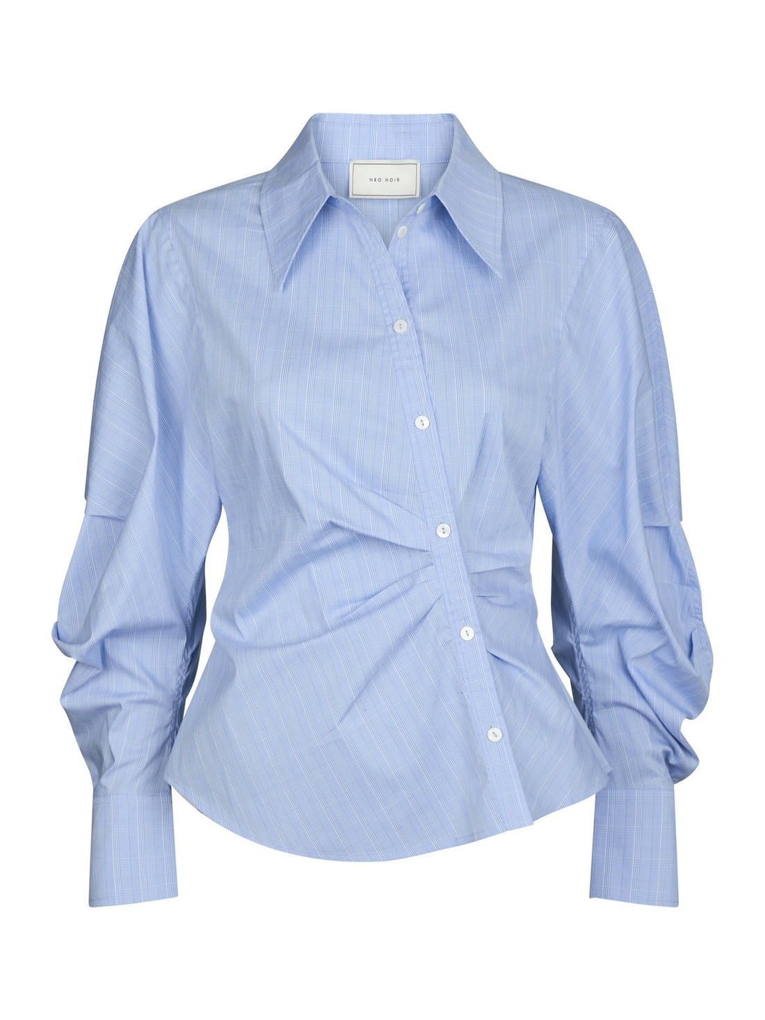 Neoella Flannel Shirt - Light Blue
