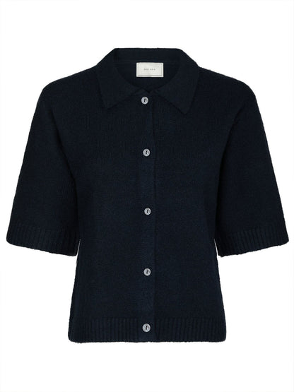 Cunna Knit Blouse - Navy