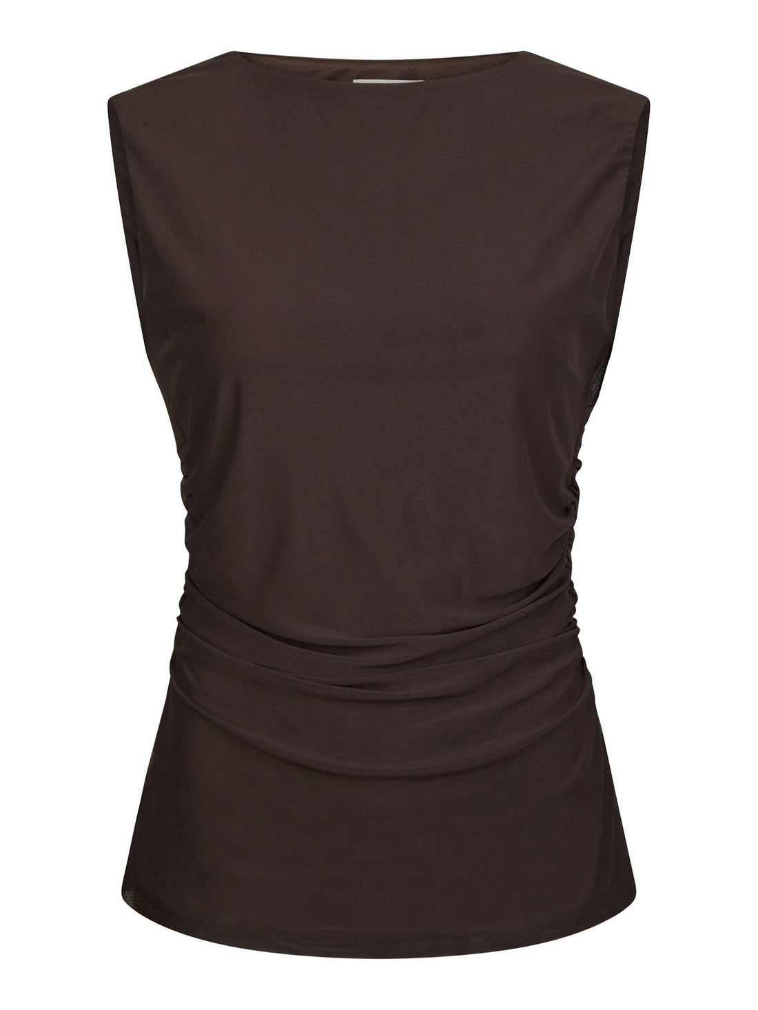 Liblana Mesh Top - Dark Brown