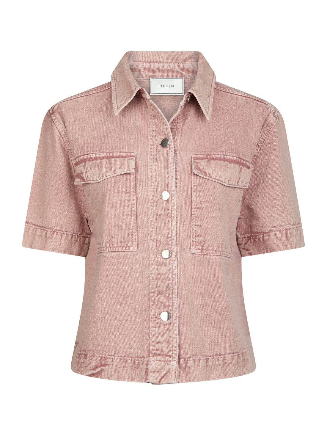 Tiki Solid Shirt - Ash Rose