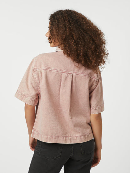 Tiki Solid Shirt - Ash Rose