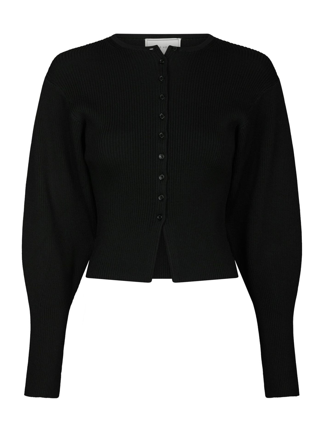 Briano Stitch Knit Cardigan - Black