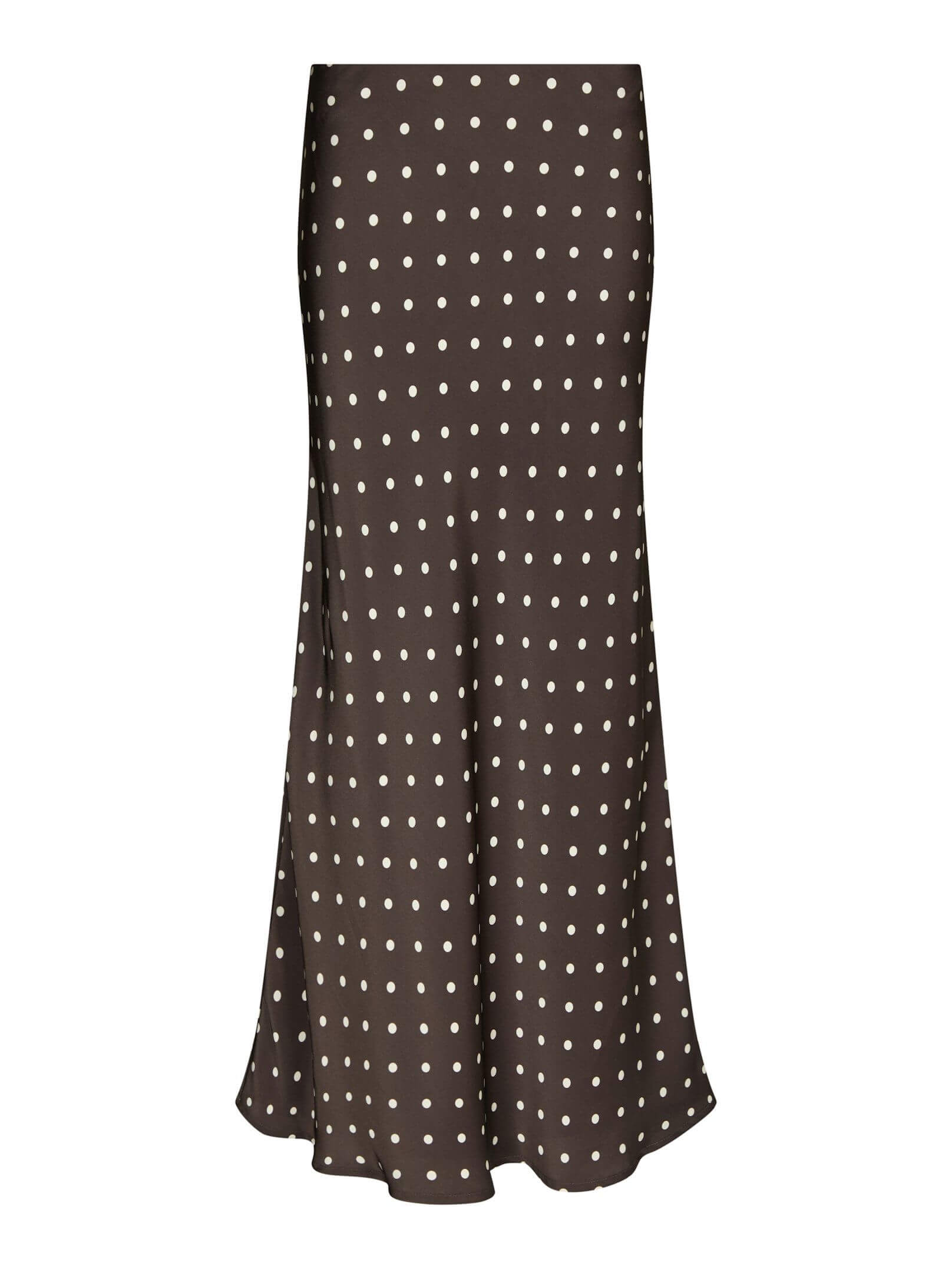 Viso Dot Skirt - Dark Brown