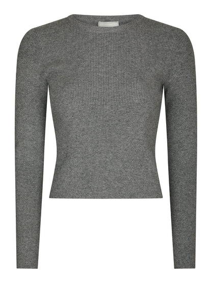 Kirrera Knit Blouse - Dark Grey