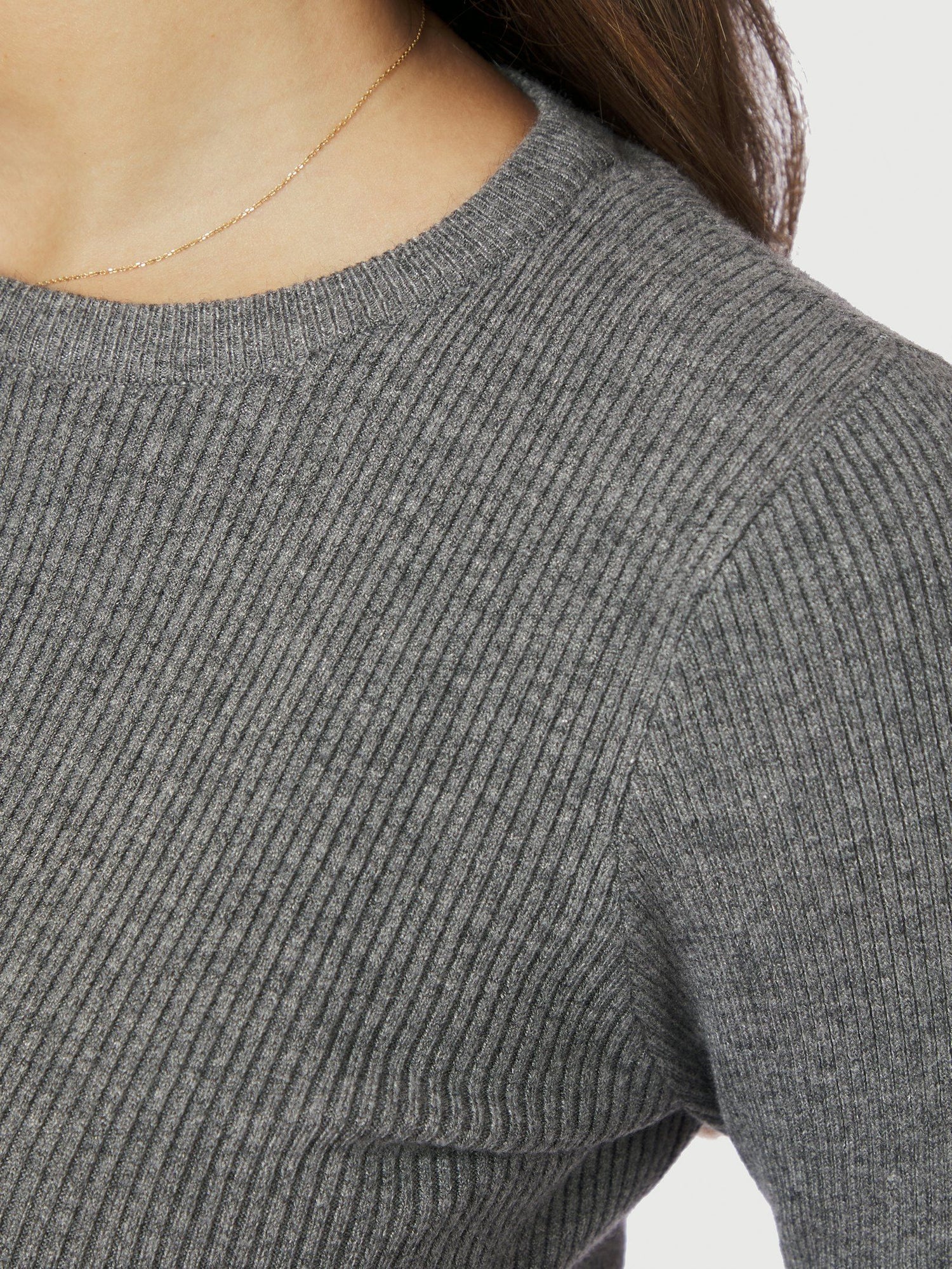 Kirrera Knit Blouse - Dark Grey