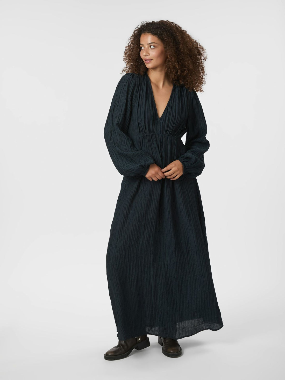 Silfi Crepe Dress - Navy