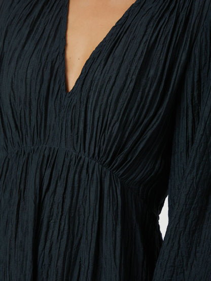 Silfi Crepe Dress - Navy