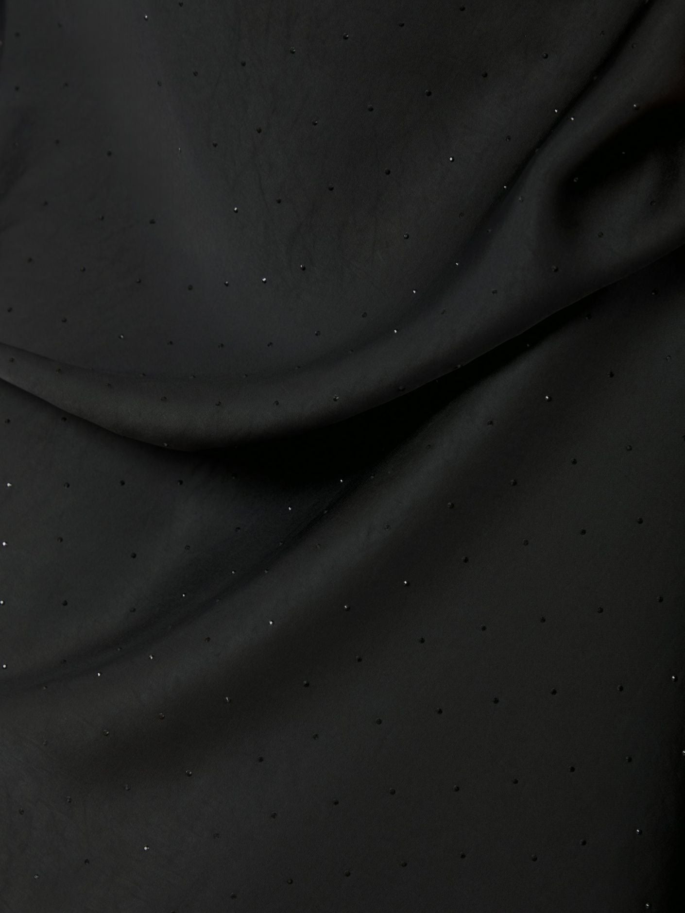 Viso Heavy Sateen Bedaz Skirt - Black