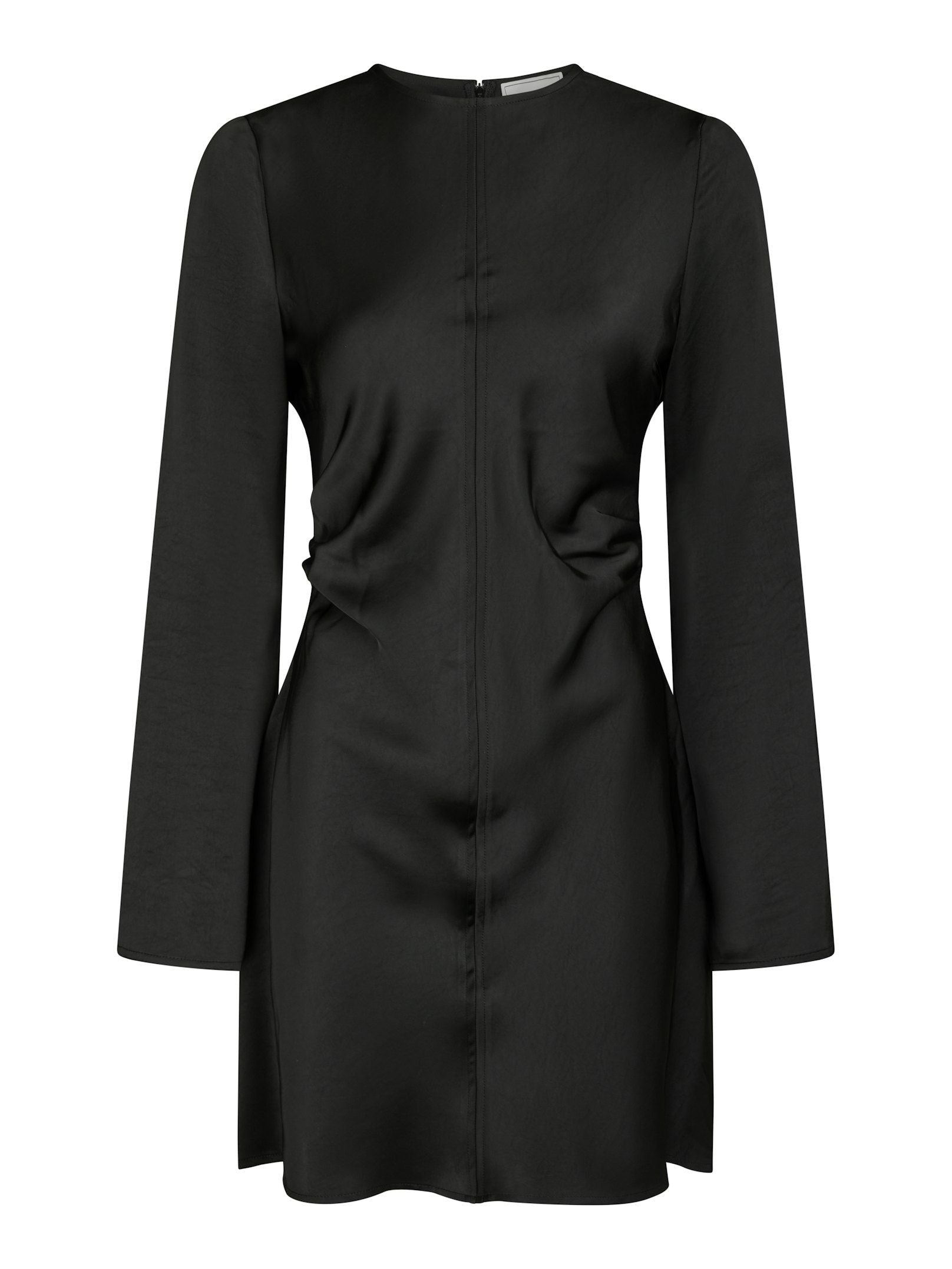 Jumari Heavy Sateen Dress - Black