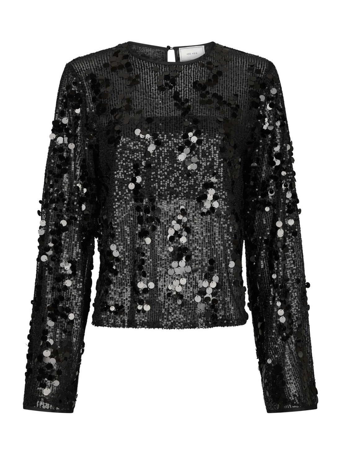 Blake Sequins Blouse - Black