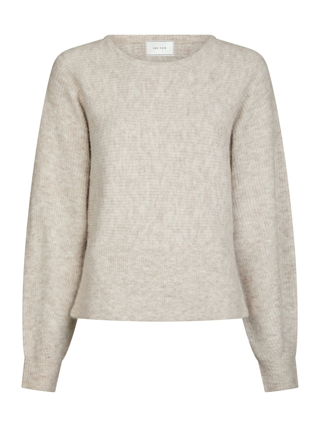 Turuna Structure Knit Blouse - Sand Melange