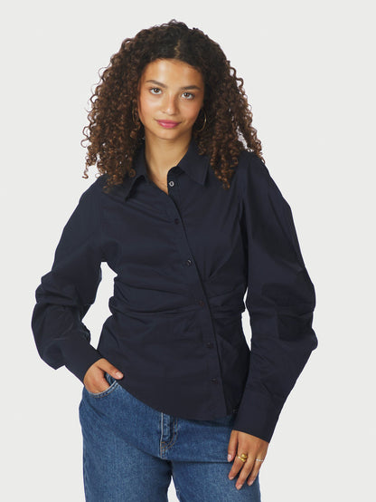 Neoella solid Shirt - Navy