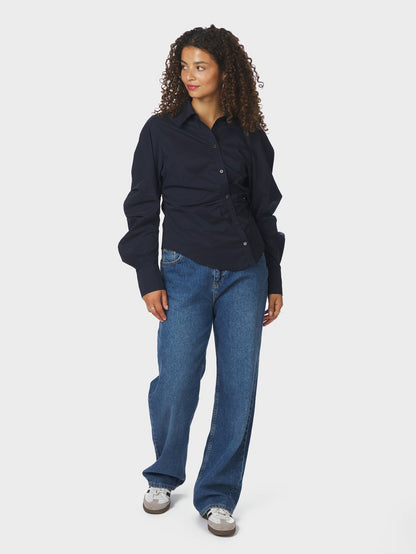 Neoella solid Shirt - Navy