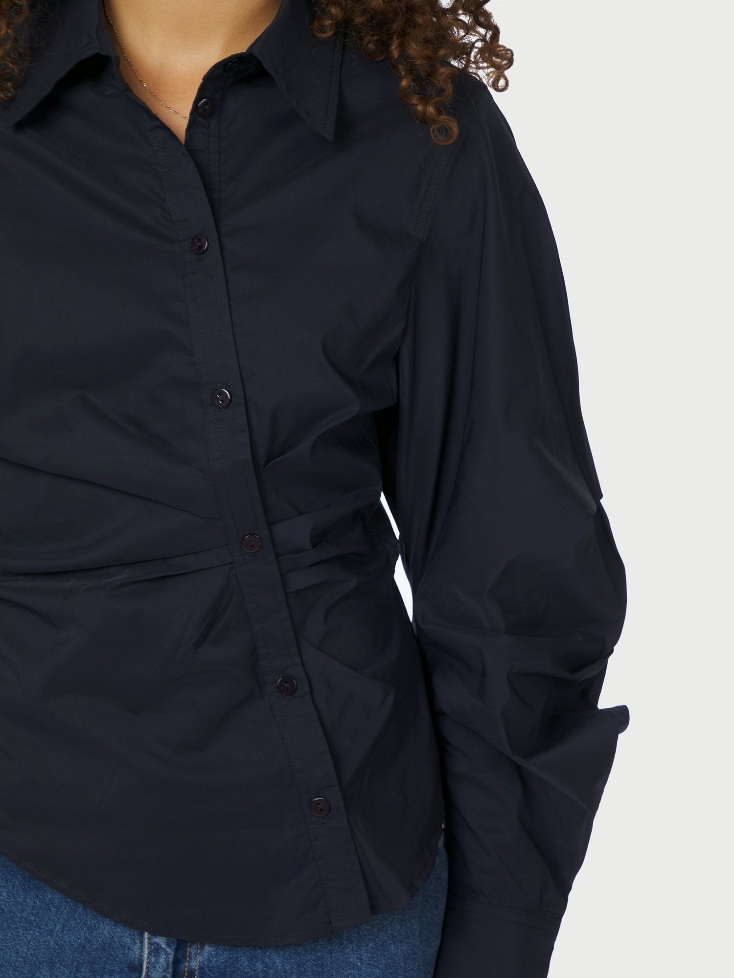 Neoella solid Shirt - Navy