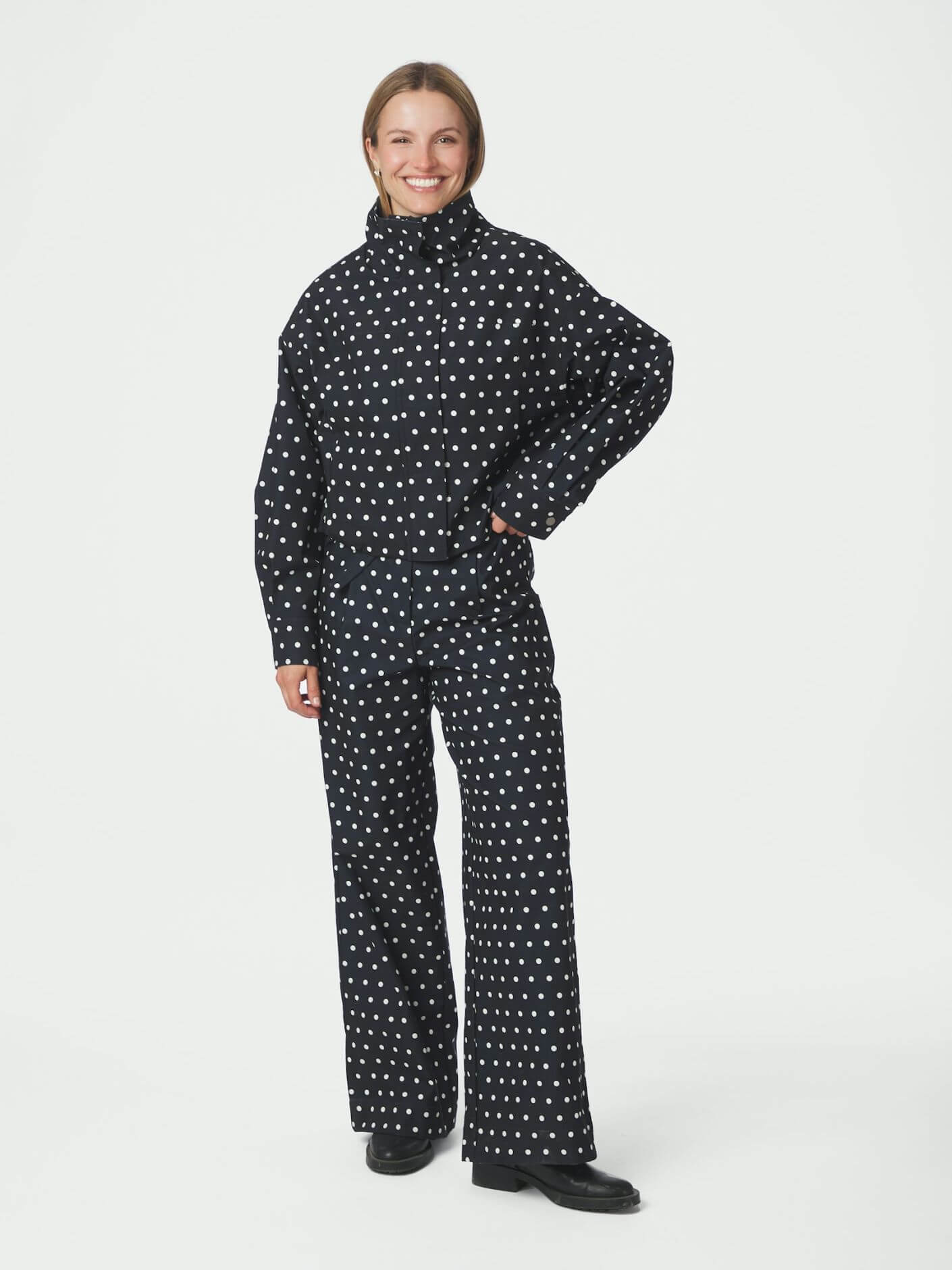 Callisa Dot Jacket - Black