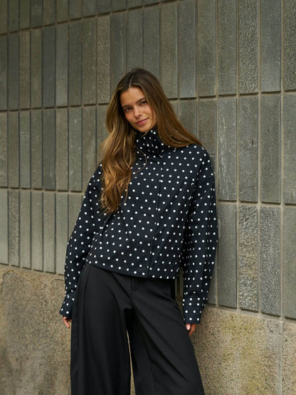 Callisa Dot Jacket - Black