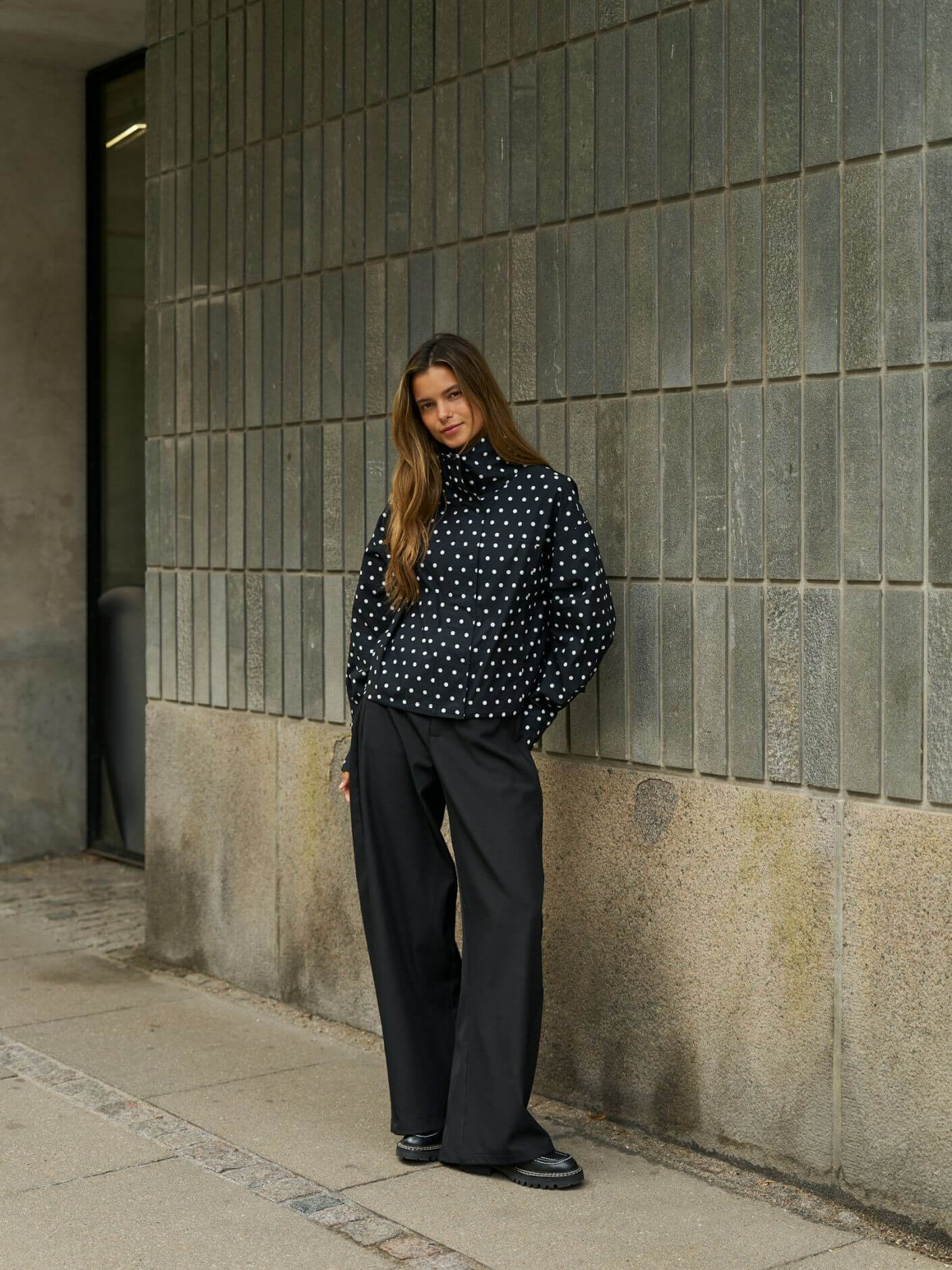 Callisa Dot Jacket - Black