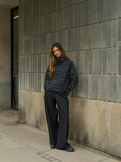 Callisa Dot Jacket - Black