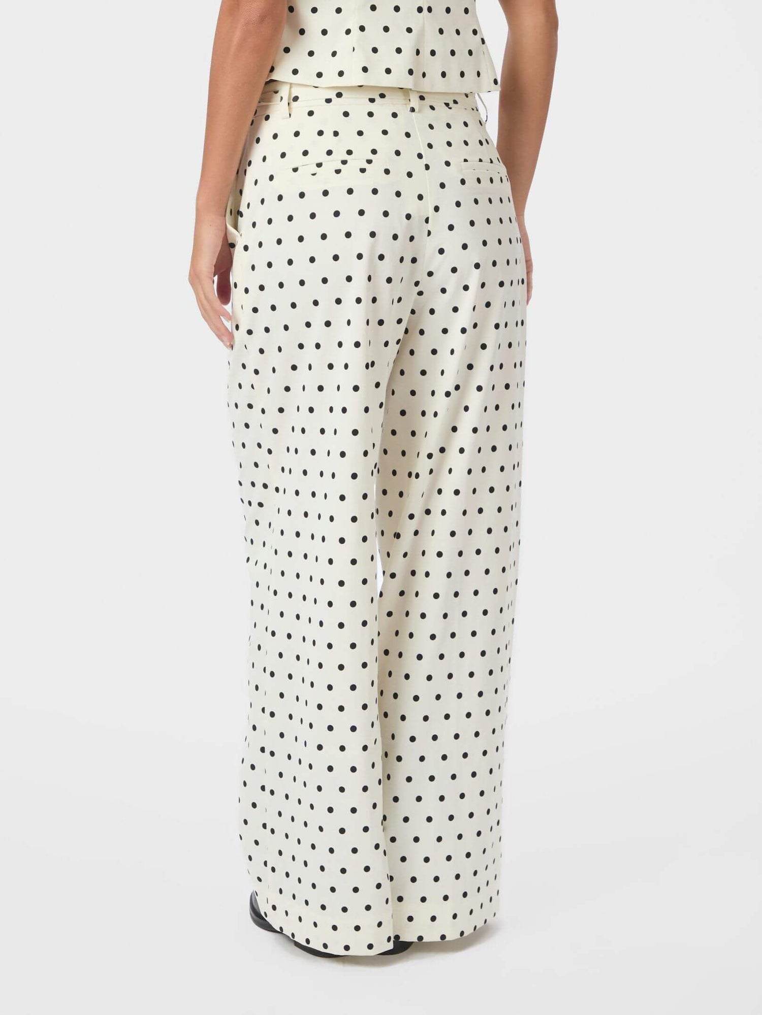 Malba Dot Pants - White