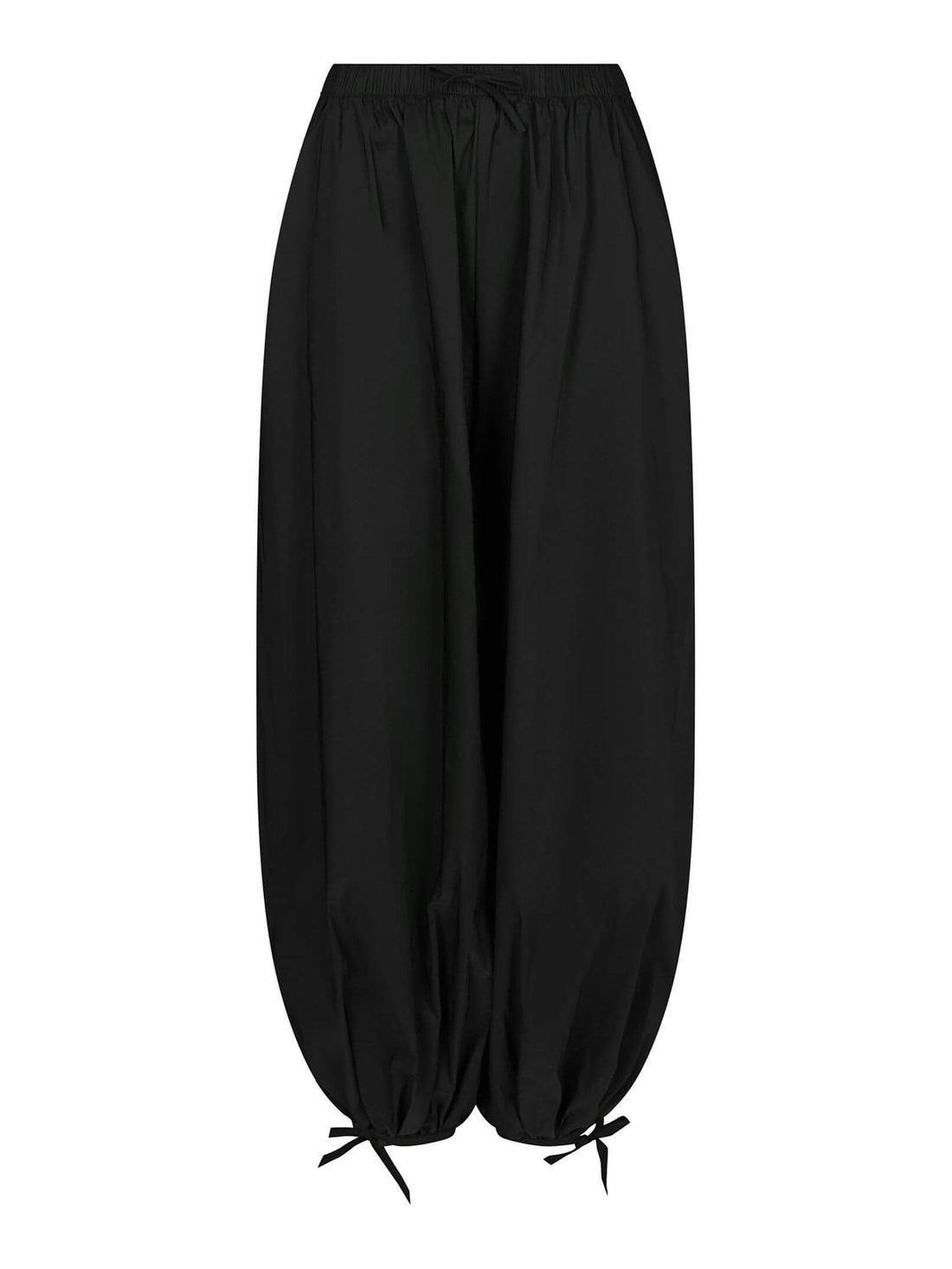 Roxane Balloon Poplin Pants - Black