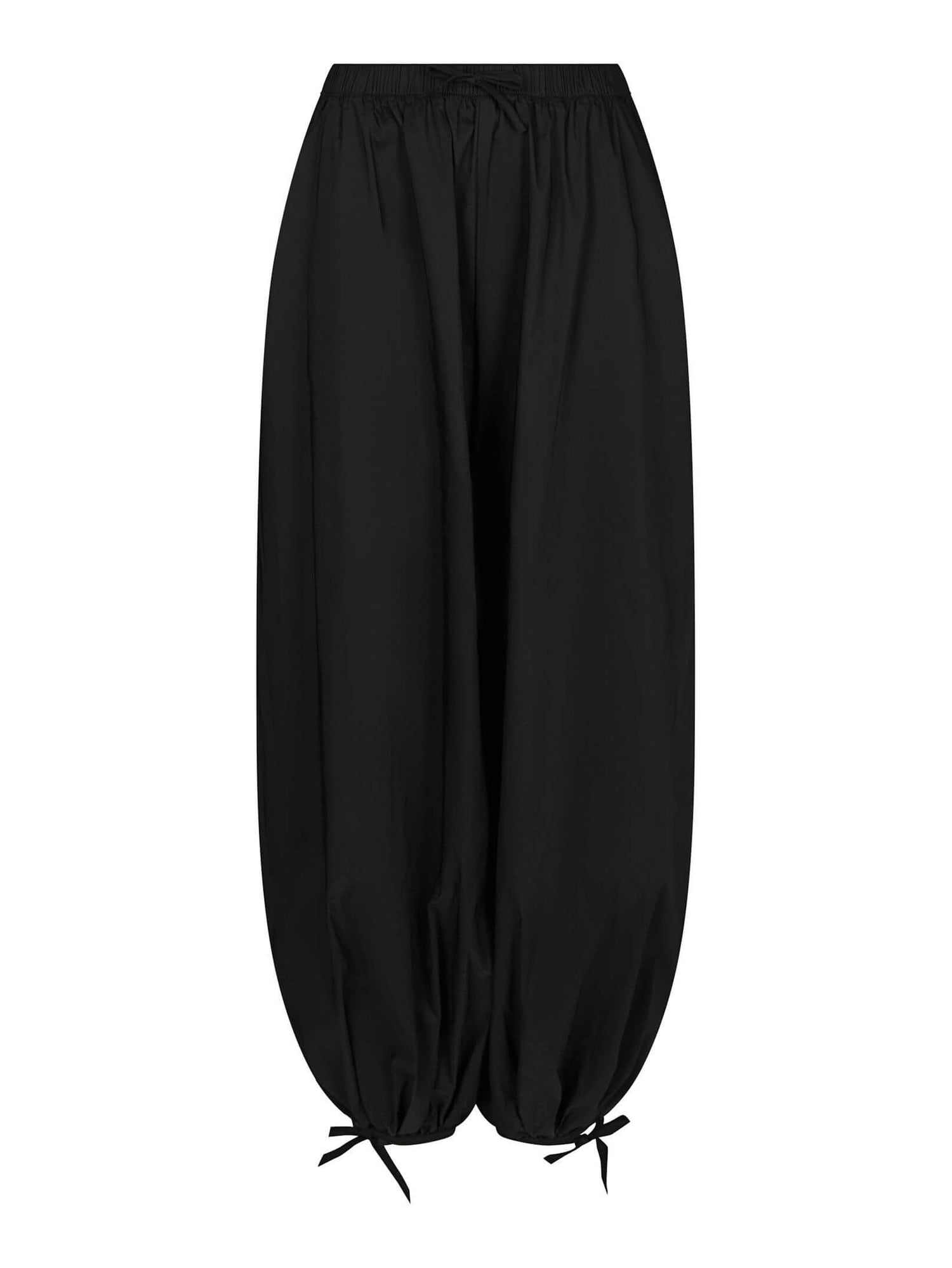 Roxane Balloon Poplin Pants - Black