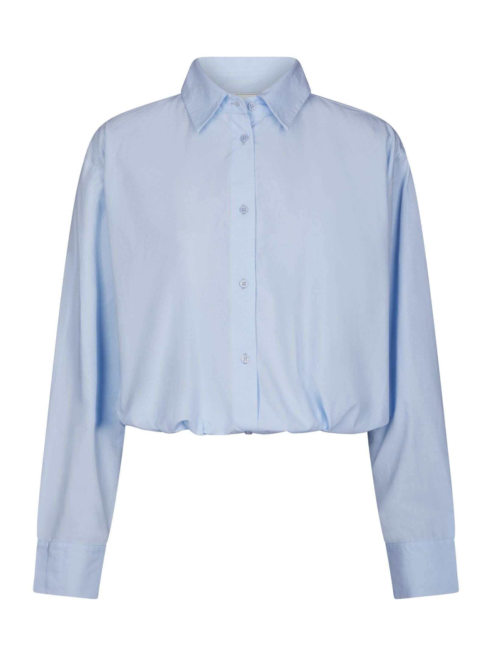 Emmana C Poplin Shirt - Light Blue