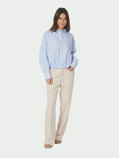 Emmana C Poplin Shirt - Light Blue